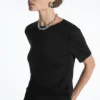 COS PURE SILK T-SHIRT-Women T-Shirts | Tops