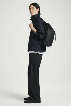 COS QUILTED DRAWSTRING SLING DUFFLE BAG - NYLON- Bags & Wallets