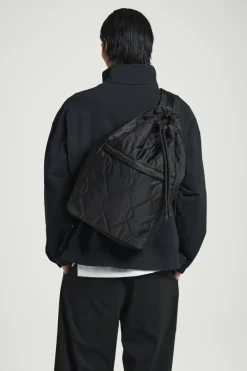 COS QUILTED DRAWSTRING SLING DUFFLE BAG - NYLON- Bags & Wallets