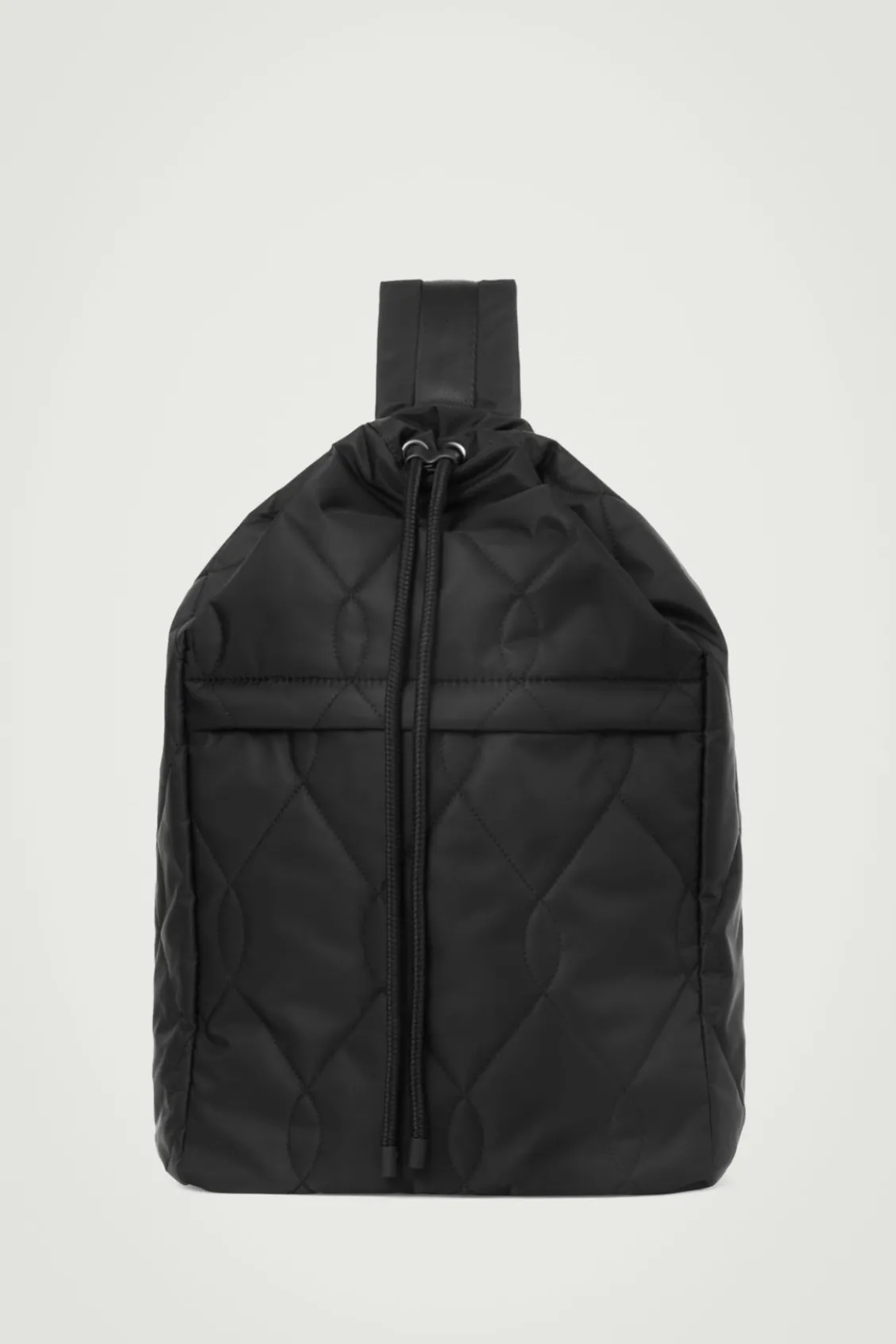 COS QUILTED DRAWSTRING SLING DUFFLE BAG - NYLON- Bags & Wallets
