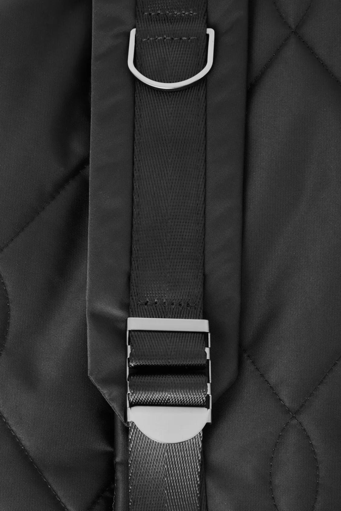 COS QUILTED DRAWSTRING SLING DUFFLE BAG - NYLON- Bags & Wallets