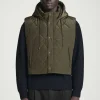 COS QUILTED HOODED HYBRID VEST- Hats & Scarves | Coats & Jackets