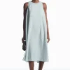 COS RACER-NECK MIDI DRESS-Women Dresses & Jumpsuits