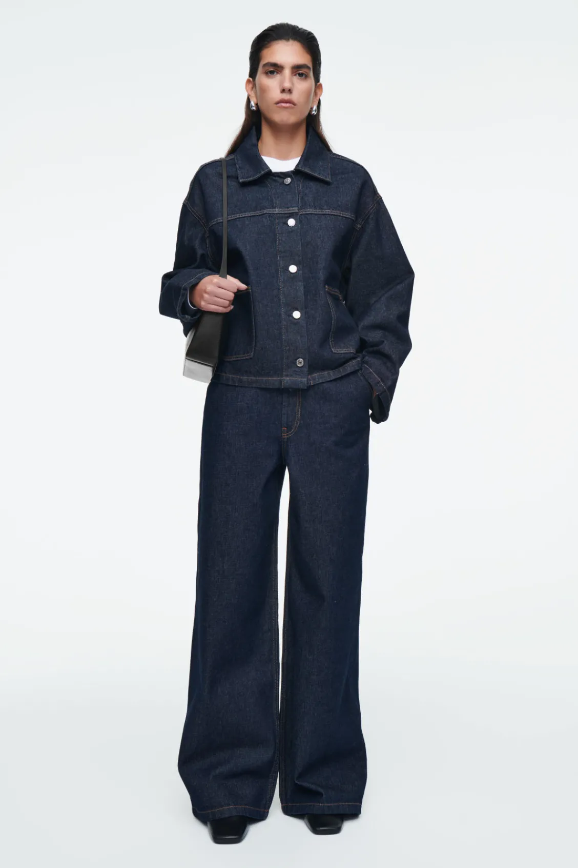 COS RAW DENIM PANTS-Women Jeans | Pants