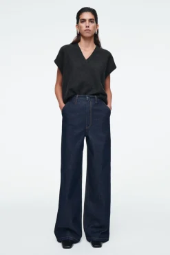 COS RAW DENIM PANTS-Women Jeans | Pants
