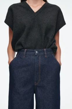 COS RAW DENIM PANTS-Women Jeans | Pants