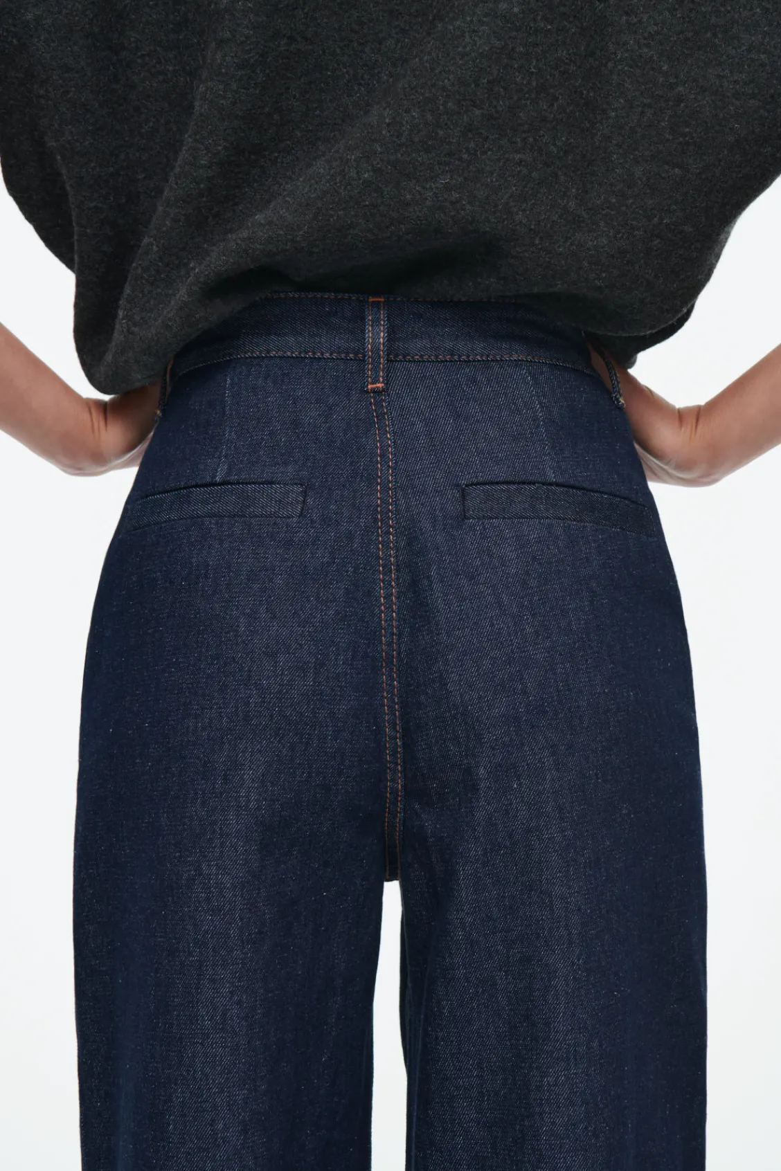 COS RAW DENIM PANTS-Women Jeans | Pants