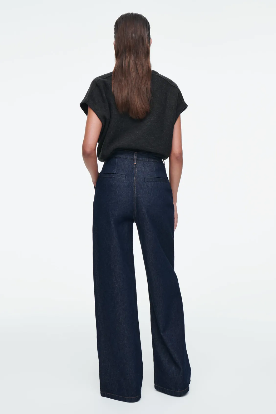 COS RAW DENIM PANTS-Women Jeans | Pants