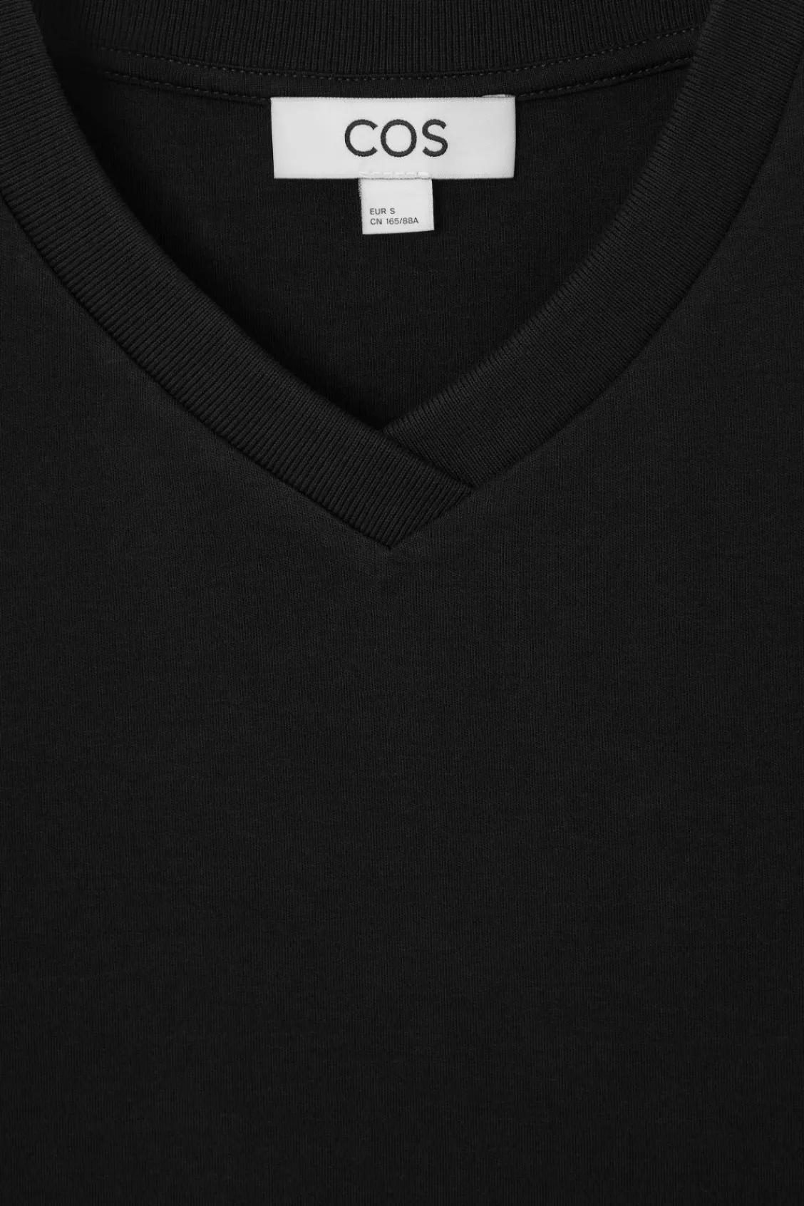 COS REGULAR BOXY V-NECK T-SHIRT-Women Tops