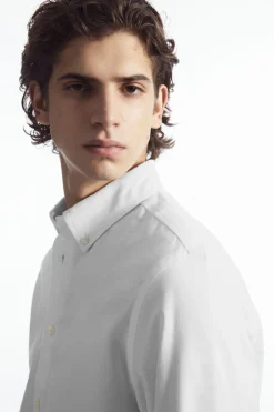 COS REGULAR BUTTON-DOWN COLLAR COTTON OXFORD SHIRT- Shirts