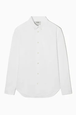 COS REGULAR BUTTON-DOWN COLLAR COTTON OXFORD SHIRT- Shirts