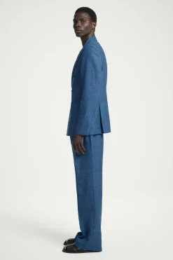 COS REGULAR DOUBLE-BREASTED LINEN BLAZER- Suits & Tailoring | Coats & Jackets