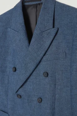 COS REGULAR DOUBLE-BREASTED LINEN BLAZER- Suits & Tailoring | Coats & Jackets