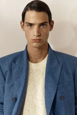 COS REGULAR DOUBLE-BREASTED LINEN BLAZER- Suits & Tailoring | Coats & Jackets