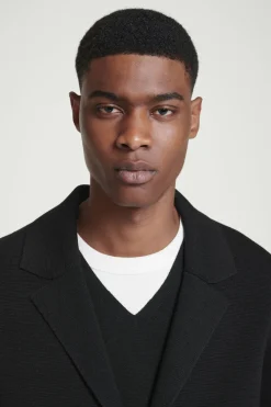 COS REGULAR KNITTED MERINO-WOOL BLAZER- Suits & Tailoring