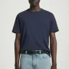 COS REGULAR LIGHTWEIGHT BRUSHED-COTTON T-SHIRT- T-Shirts