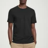 COS REGULAR LIGHTWEIGHT BRUSHED-COTTON T-SHIRT- T-Shirts