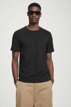 COS REGULAR LIGHTWEIGHT BRUSHED-COTTON T-SHIRT- T-Shirts
