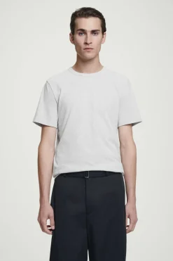 COS REGULAR LIGHTWEIGHT BRUSHED-COTTON T-SHIRT- T-Shirts