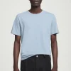 COS REGULAR LIGHTWEIGHT BRUSHED-COTTON T-SHIRT- T-Shirts