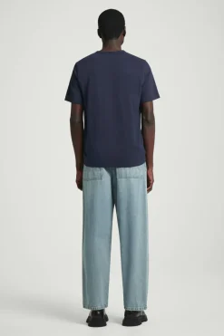 COS REGULAR LIGHTWEIGHT BRUSHED-COTTON T-SHIRT- T-Shirts
