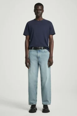COS REGULAR LIGHTWEIGHT BRUSHED-COTTON T-SHIRT- T-Shirts