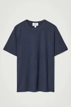 COS REGULAR LIGHTWEIGHT BRUSHED-COTTON T-SHIRT- T-Shirts