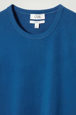 COS REGULAR LIGHTWEIGHT BRUSHED-COTTON T-SHIRT- T-Shirts