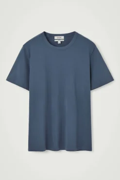 COS REGULAR LIGHTWEIGHT BRUSHED-COTTON T-SHIRT- T-Shirts