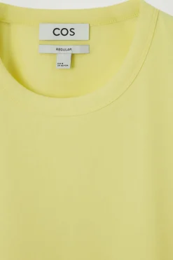 COS REGULAR LIGHTWEIGHT BRUSHED-COTTON T-SHIRT- T-Shirts
