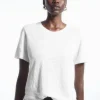 COS REGULAR LINEN T-SHIRT-Women T-Shirts | Tops