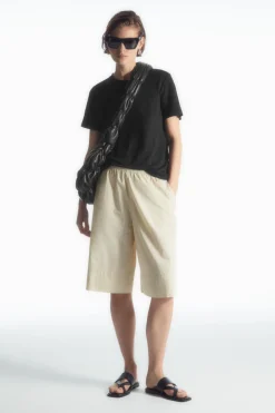 COS REGULAR LINEN T-SHIRT-Women T-Shirts | Tops