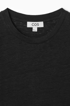 COS REGULAR LINEN T-SHIRT-Women T-Shirts | Tops