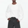 COS REGULAR LONG-SLEEVED T-SHIRT-Women Tops