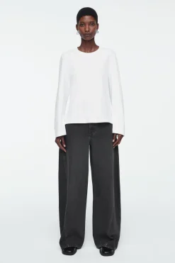COS REGULAR LONG-SLEEVED T-SHIRT-Women Tops