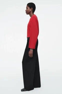COS REGULAR LONG-SLEEVED T-SHIRT-Women Tops