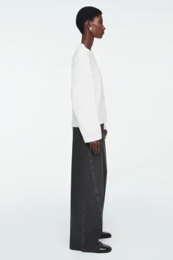 COS REGULAR LONG-SLEEVED T-SHIRT-Women Tops