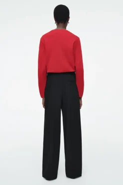 COS REGULAR LONG-SLEEVED T-SHIRT-Women Tops