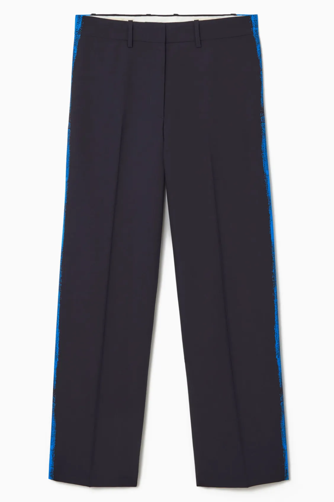 COS REGULAR PAINTED STRAIGHT-LEG WOOL PANTS-Women Pants