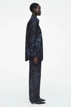 COS REGULAR PRINTED DENIM SHIRT-Women Shirts & Blouses | Tops