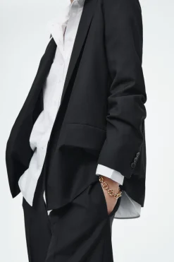 COS REGULAR SINGLE-BREASTED WOOL BLAZER-Women Vests & Tailoring | Coats & Jackets