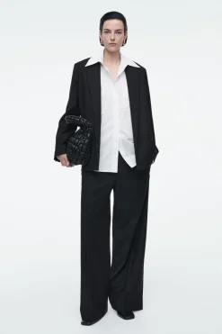 COS REGULAR SINGLE-BREASTED WOOL BLAZER-Women Vests & Tailoring | Coats & Jackets