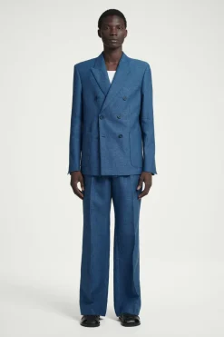 COS REGULAR TAILORED LINEN FLARED PANTS- Suits & Tailoring | Pants