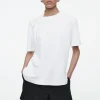 COS REGULAR TWIST-NECK T-SHIRT-Women Tops
