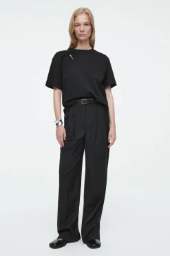 COS REGULAR TWIST-NECK T-SHIRT-Women Tops