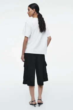 COS REGULAR TWIST-NECK T-SHIRT-Women Tops