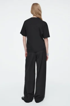 COS REGULAR TWIST-NECK T-SHIRT-Women Tops