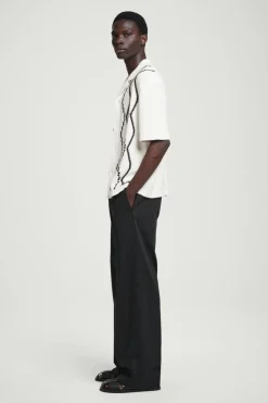 COS RELAXED ABSTRACT ARGYLE-KNIT SHIRT- Shirts | Sweaters & Cardigans