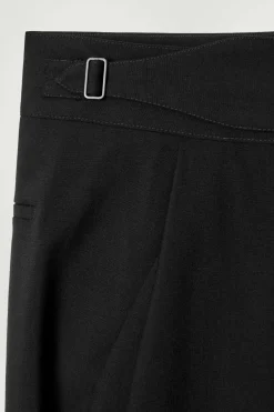 COS RELAXED BELTED WOOL-HOPSACK TAPERED TROUSERS- Suits & Tailoring | Pants
