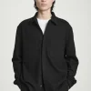 COS RELAXED BOILED-WOOL OVERSHIRT- Coats & Jackets | Shirts